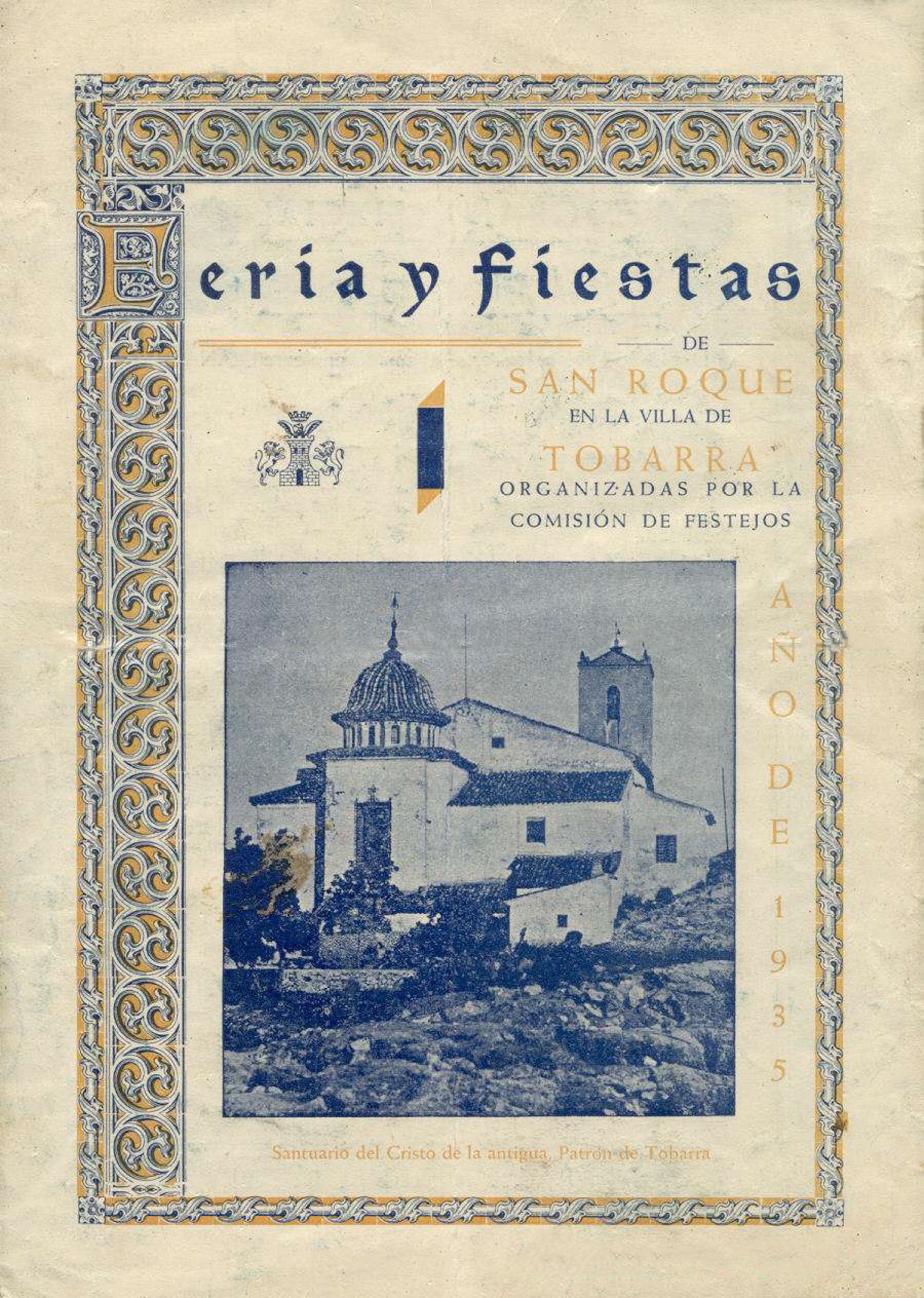 Feria y fiestas en honor a San Roque 1935 Tobarra